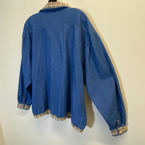 Lighthouse Apparel Vintage Denim Shacket Size XXL - Picture 9 of 15